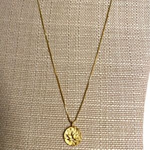 Cupcakes and Cashmere Lotus Necklace